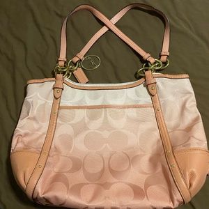 Coach ombré purse never used!